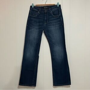 Seeded & Sewn Noah Relaxed Straight Jeans Mens 30x32 Dark Wash Classic Fit